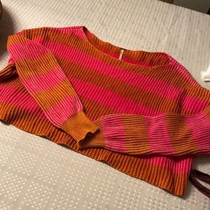 Free People Cropped Sweater